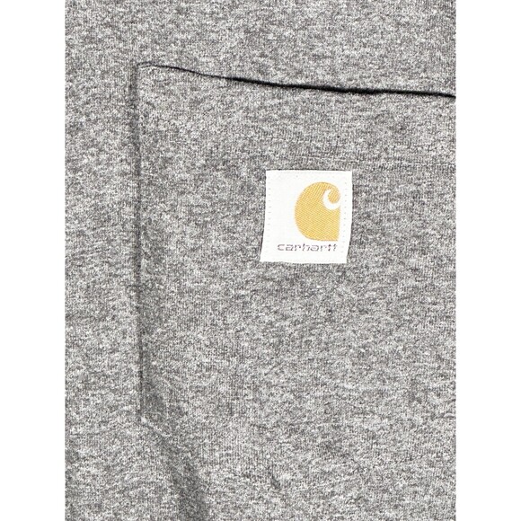 Carhartt Gray T Shirt Loose Fit Heavyweight Short Sleeve Pocket Men Size Large - Picture 7 of 12